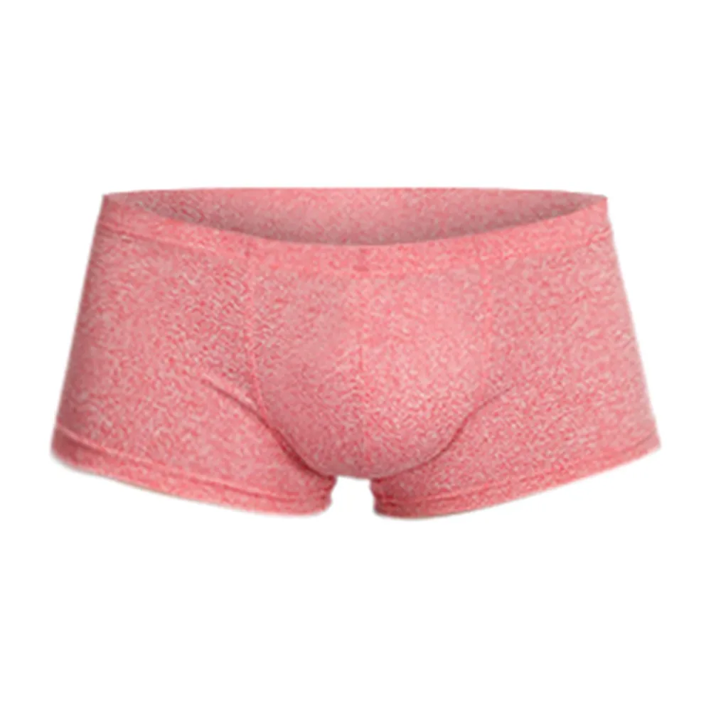 Красный FeiTong, боксеры, мужские, Cueca, одноцветные, боксеры, шорты, выпуклый мешок, трусы, одежда для геев, мужское нижнее белье, боксеры, бренд - Цвет: Красный