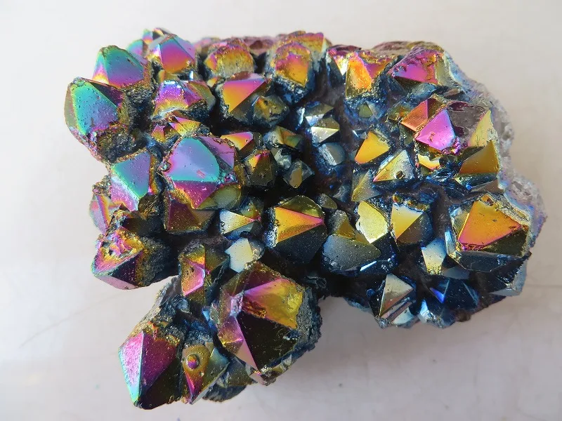 199g AA Natural More Colour QUARTZ Titanium Crystal Cluster Specimens Reiki | Дом и сад