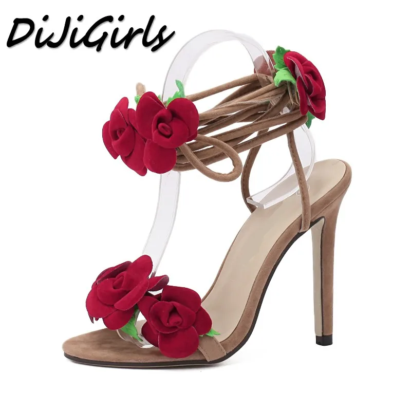 DiJiGirls/Новинка классические модные женские босоножки с перекрестной шнуровкой