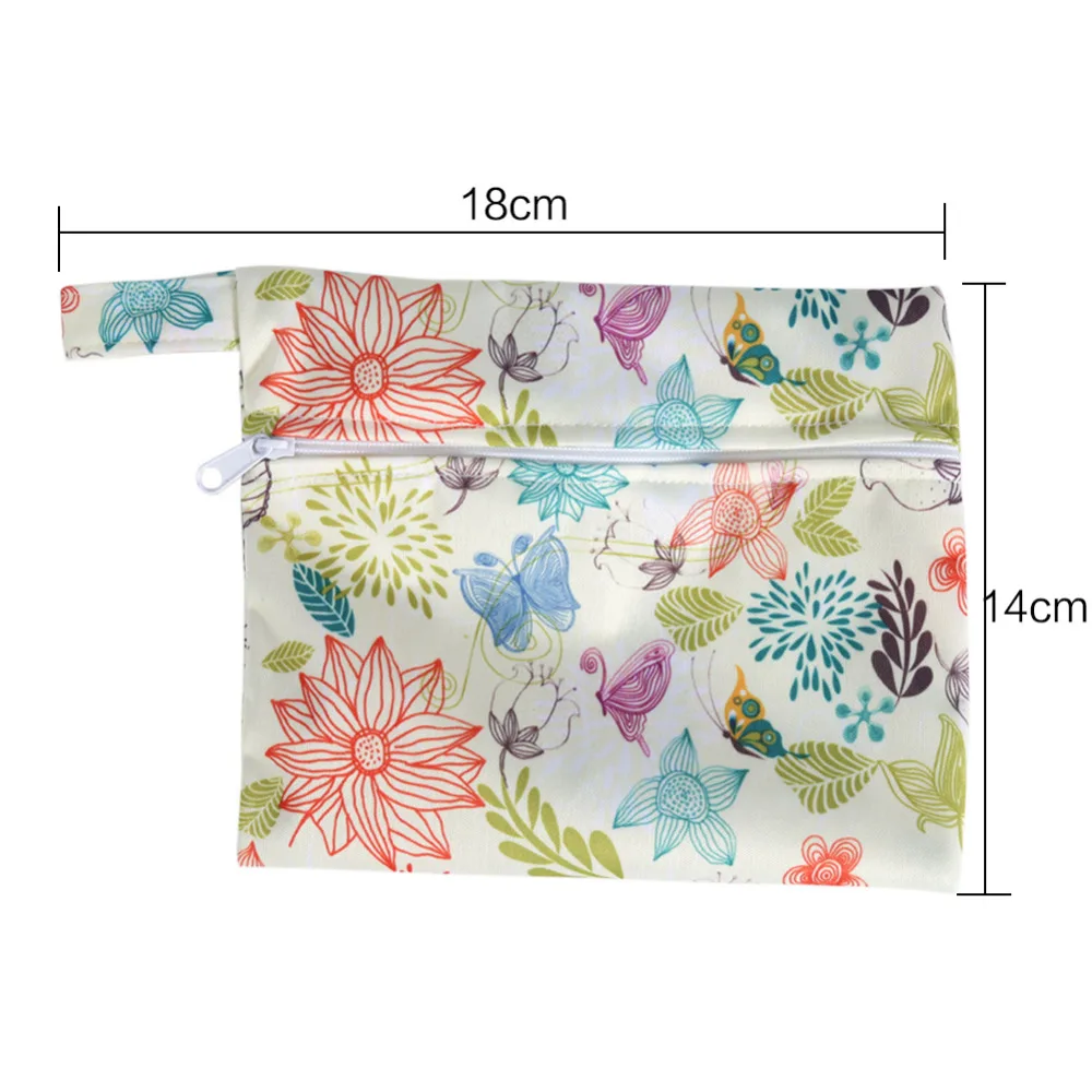 1 шт. моющиеся Мокрый мешок + 6 многоразовый бамбуковый ткань гигиенические