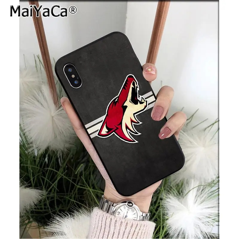 A13 Мягкий высококачественный чехол для телефона MaiYaCa Phoenix Coyotes из ТПУ для мобильных телефонов Apple iPhone 8 7 6 6S Plus X XS MAX 5 5S SE XR - Цвет: A13
