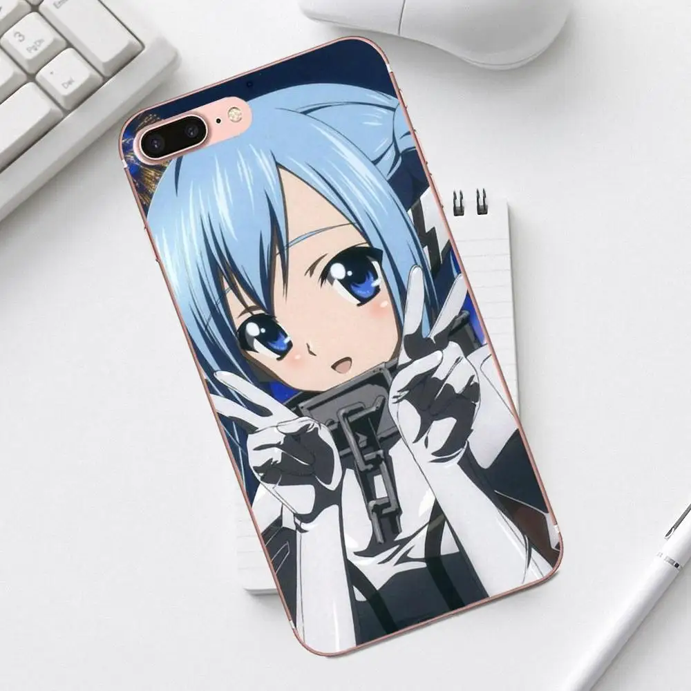 Qdowpz мягкий чехол с принтом Sora No Otoshimono для iPhone X XS Max XR 4 4S 5 5C SE 6 6S 7 8 Plus Galaxy A3 A5 J1 J3 J5 J7