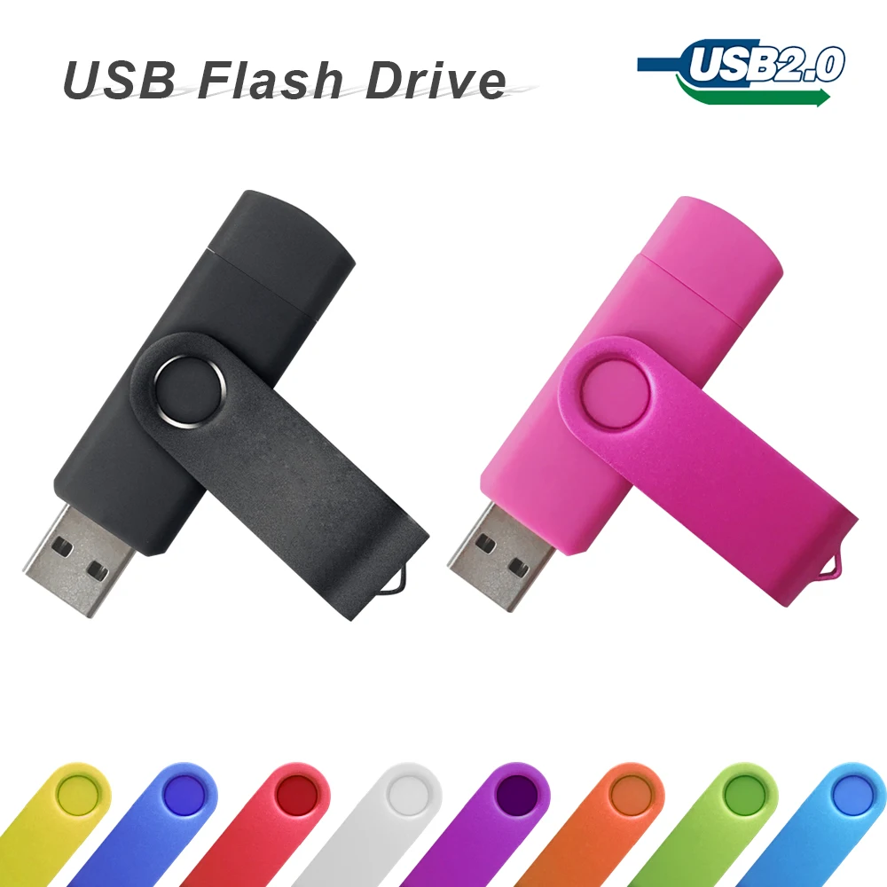 Смартфон с usb флеш накопителем вращающийся на 32 Гб 64 OTG флешка внешний накопитель