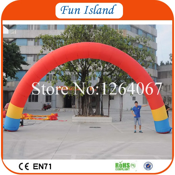 Бесплатная доставка Лучшее качество надувная Радужная АРКА Рекламная арка на