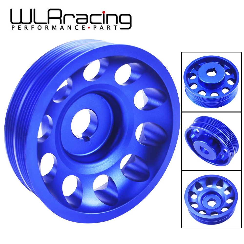 WLR гоночный светильник, алюминиевый шкив коленчатого вала для Subaru Impreza WRX Sti WLR-CP013