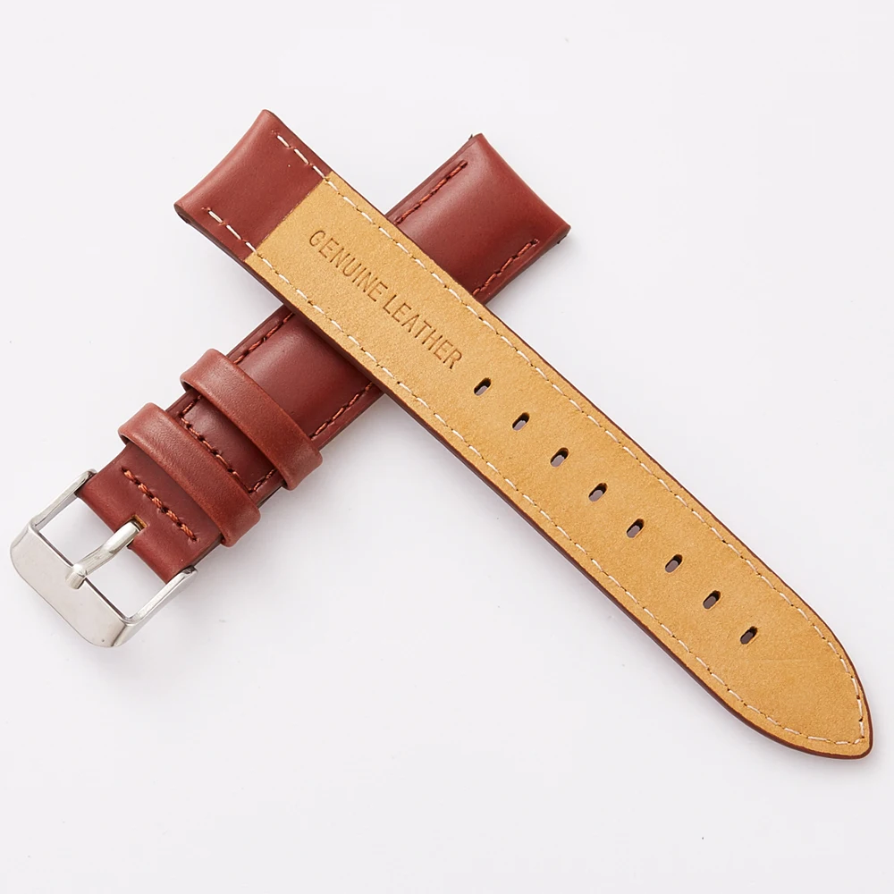 Ремешок для часов 13 мм, 17 мм, 18 мм, 19 мм, 20 мм, подходит для часов Daniel Wellington, для мужчин и женщин, обычный ремешок для часов, коричневый, черный, ремешок для часов
