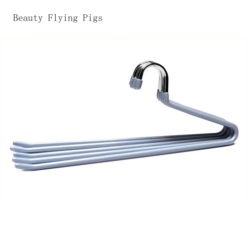 

Direct sales non-slip goose hanging pants hanger household seamless wardrobe storage clip skirt pants scarf folder hanger