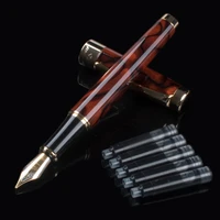jinhao 1200 fountain pen with gold clip office supplies school supplies 0 7mm nib writing with ink pen gifts