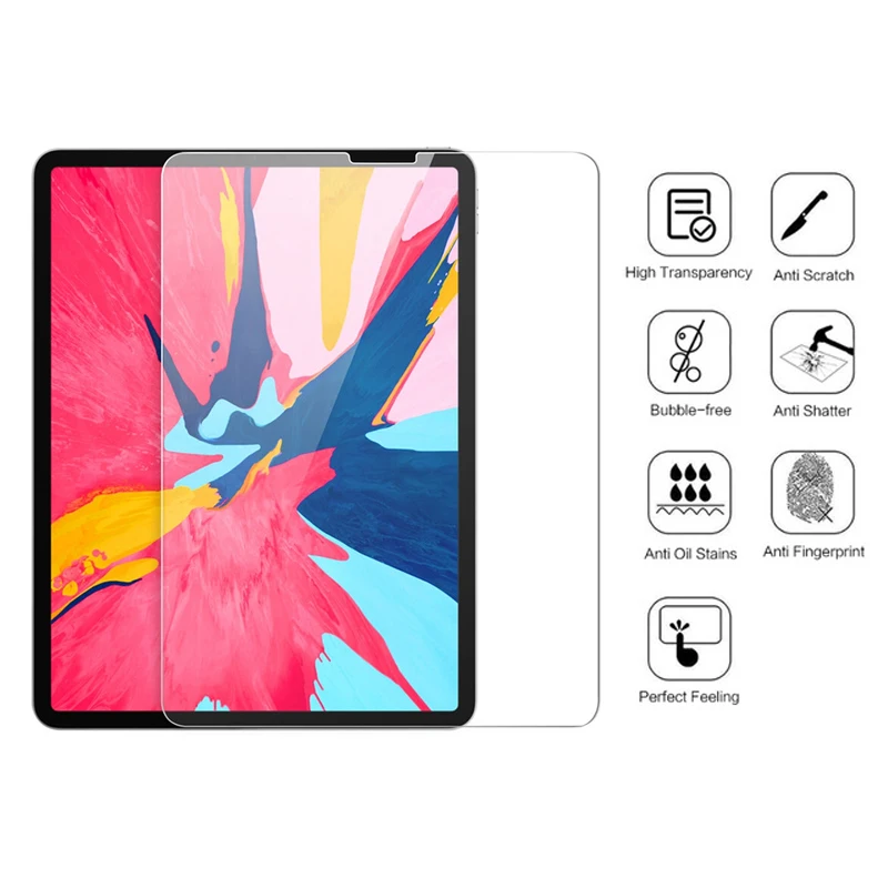 Защитный защита экрана планшета для IPad Mini 2 3 4 Pro Tab стекло на 7,9 9,7 11 дюймов IPad2 IPad3 IPad4 плоский нрав глас
