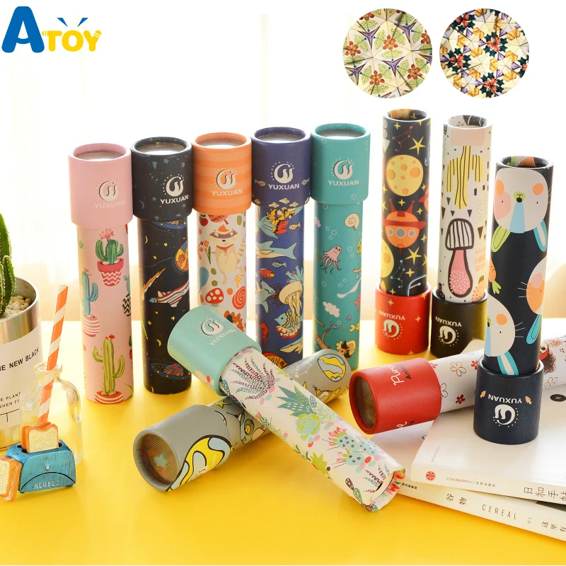 

Cartoon 3D Kaleidoscope Imaginative Fancy Colorful World Magic Toddler Sensory Educational Toys For Children Birthday Gift Toy