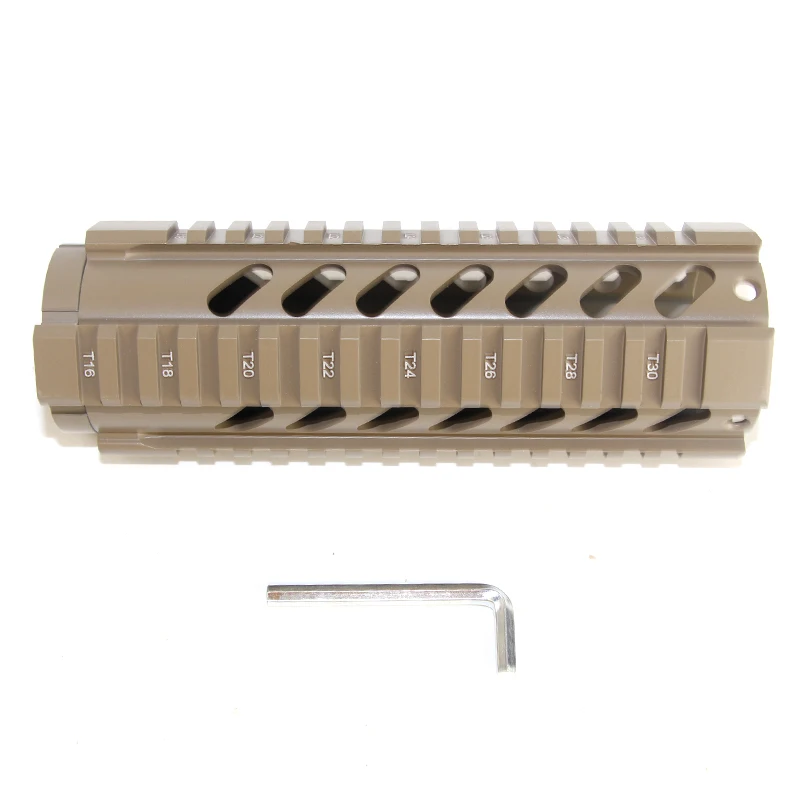 Тактический охотничий NSR 7 дюймов Бесплатная поплавок Quad Rail Heavy Duty Handguard System AR 15 M16 M4
