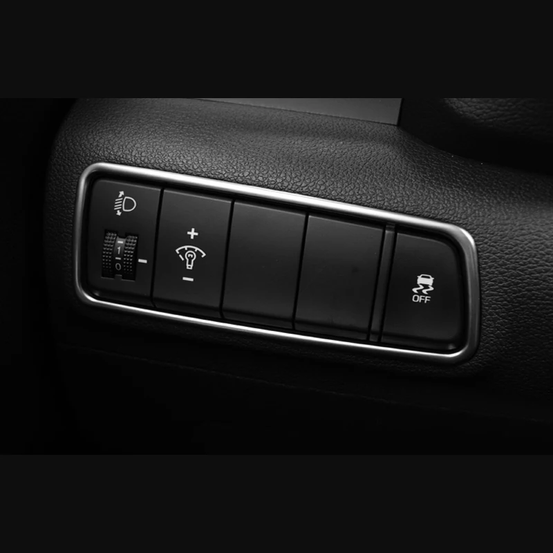Для Hyundai Tucson 2015 2016 2017 2018 2019 2020 из нержавеющей стали LHD Автомобильные фары