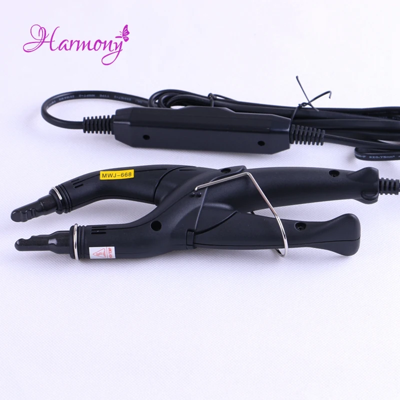 Adjustable Temperature Loof Hair Extension Iron Keratin Bonding Hair Extension Tools For Pre Bonded Hair Extension