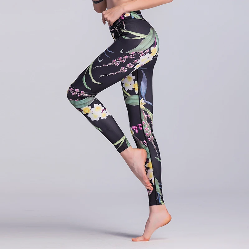 Women High Waist Leggings Sexy Yoga Pants Hollow Out Workout Active Tights Gym Trousers Joggers Fitness | Спорт и развлечения