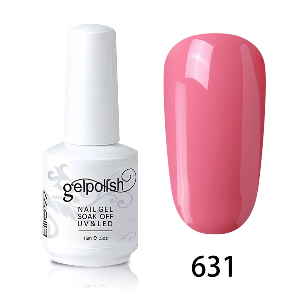 631-15ml Elite99 15 мл телесный цвет серия УФ-гель для ногтей замачивается база не протирать Топ Гель-лак для ногтей Vernis для макияжа ногтей Гель-лак - Цвет: 631-15ml