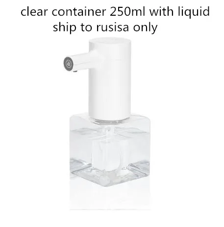 liquid clear 250ml Xiaomi эко-система бренд Lebath Авто Индукционная пена мыло диспенсер ручная мойка 1500 мАч заряд батареи 450/250 мл емкость PK MiniJ - Цвет: liquid clear 250ml