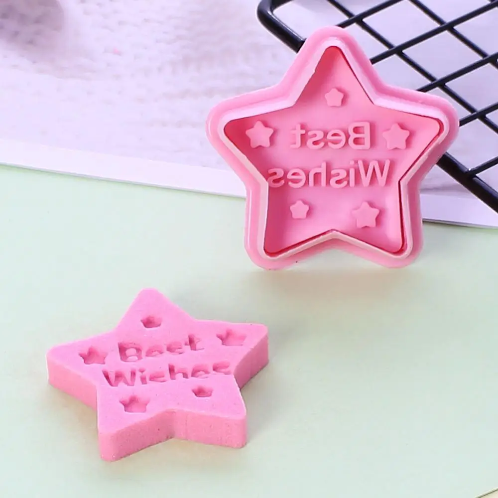 31-28 best wishes 3D Мультяшные игрушки для нарезки печенья в виде животных пресс-форм Плунжер, сахарная мастика форма для выпечки бисквита набор для работы с мастикой «сделай сам» отделочных работ подарок для ребенка - Цвет: 31-28 best wishes