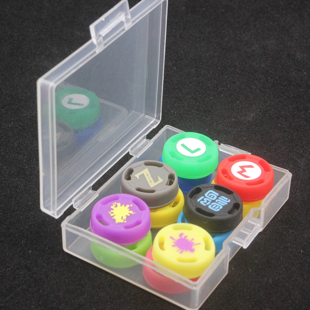 12pcs game silicone analog thumb stick grips caps for nintend switch ns olde joycon controller sticks cap skin for joy con cover free global shipping