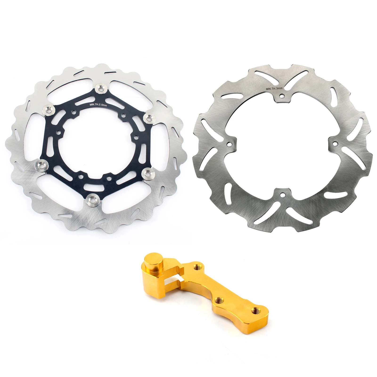 BIKINGBOY Front Rear Brake Discs Disks Rotors Bracket For Honda CRE 250 F X CRF 230 Enduro CRF250R CRF250X CRF450R CRF450X | Автомобили и