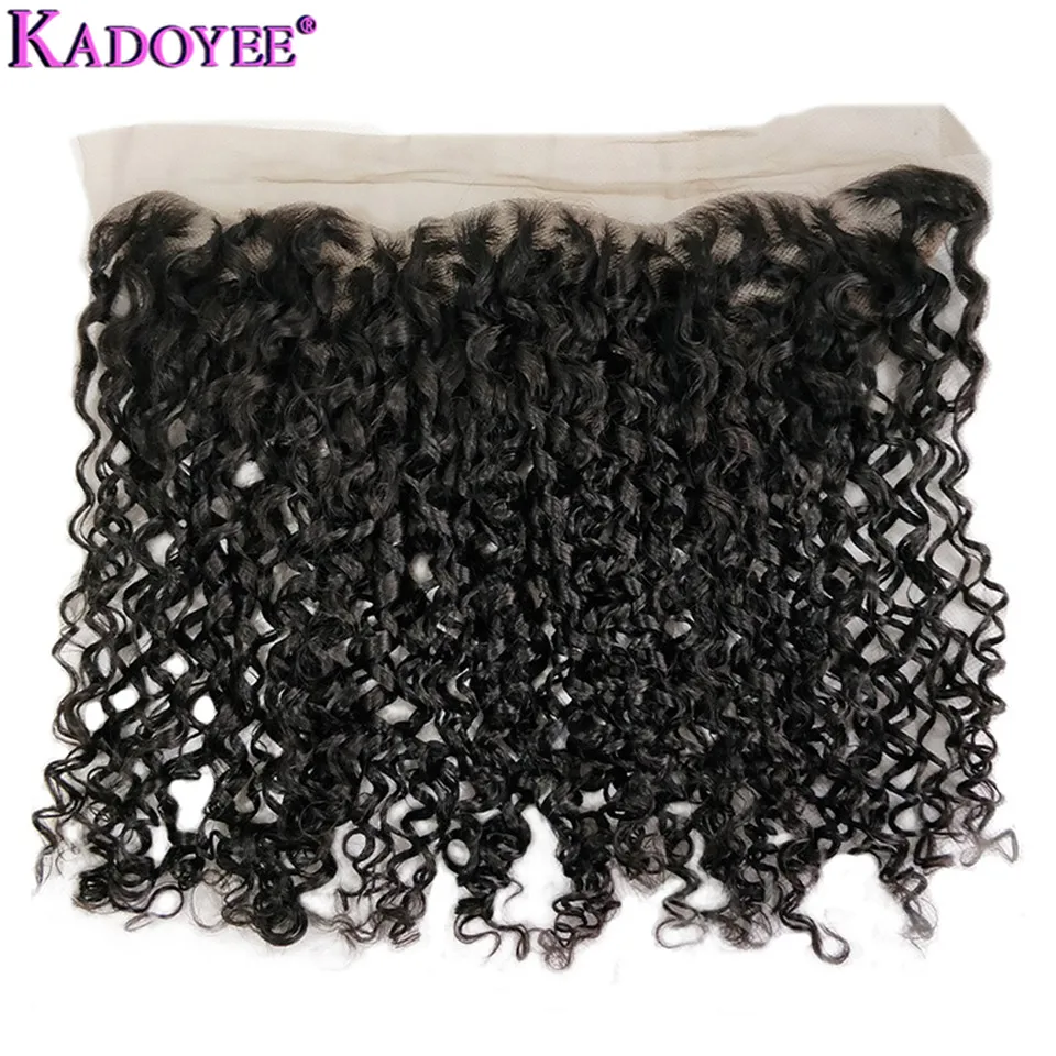 Двойные нарисованные волосы Funmi плетение 3+ 1 пряди с 13x4Lace фронтальное закрытие Pissy Curl Pixie Flexi вьющиеся человеческие волосы Remy для наращивания