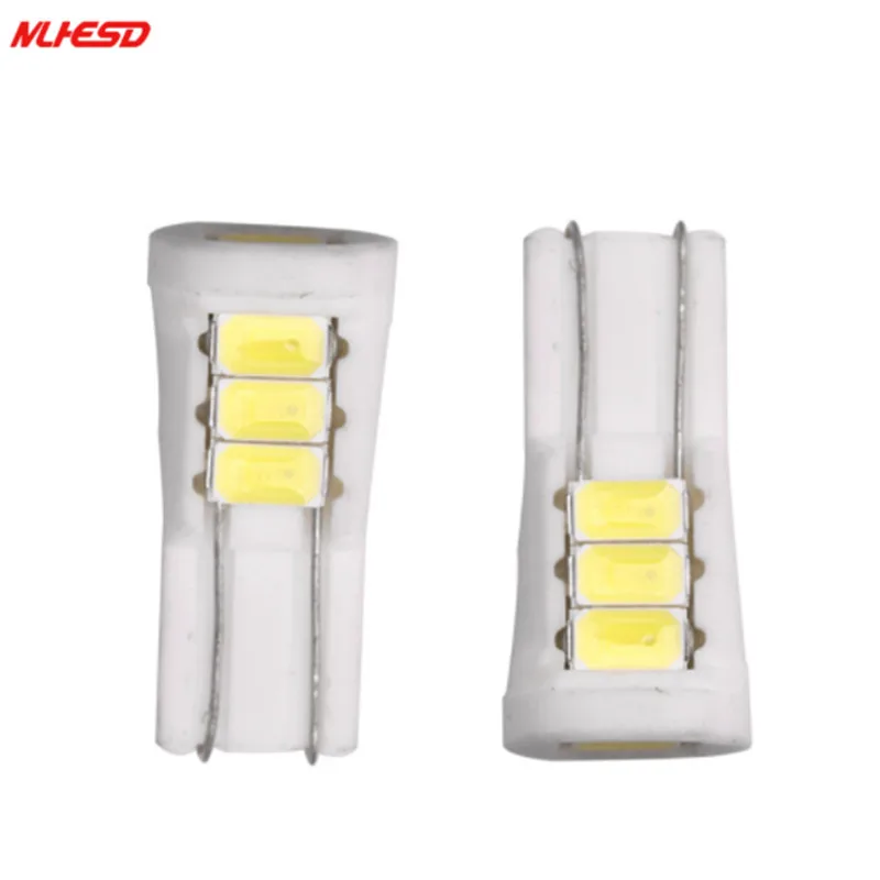 

10pcs/lot T10 8SMD 5W 5630 192 168 194 W5W Super white LED Ceramic Light Wedge Bulb Lamp Car Light Source DC12V car stlying
