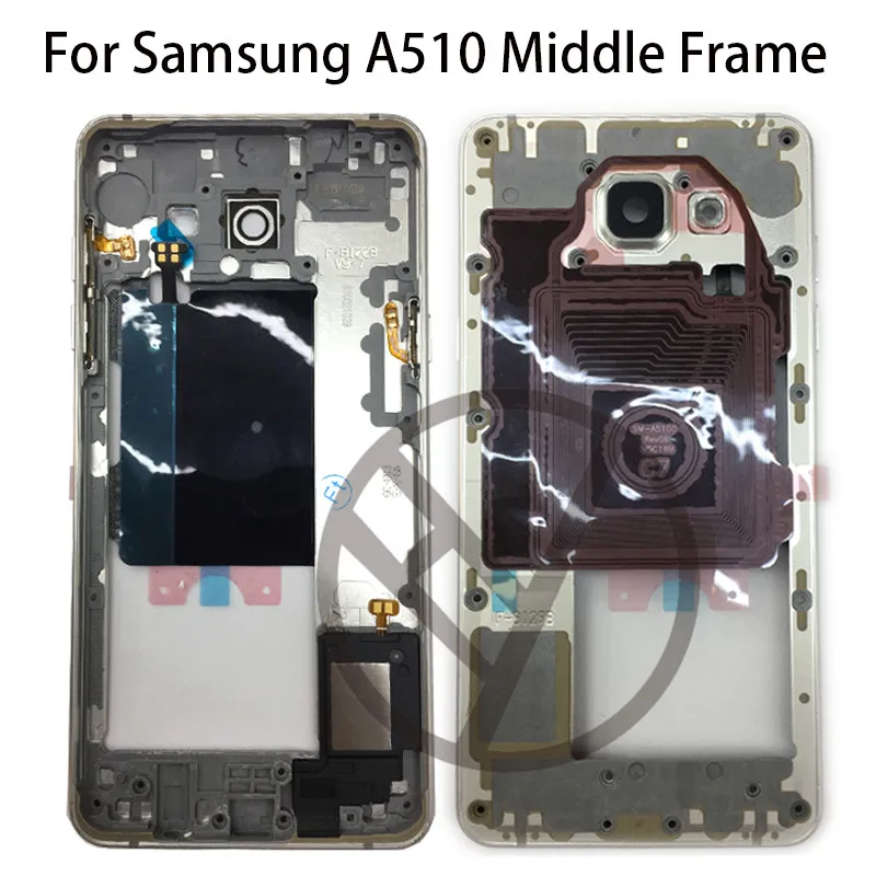 Для Samsung A5 2016 A510 A510F средняя рамка пластина корпус боковые ключевые детали одна