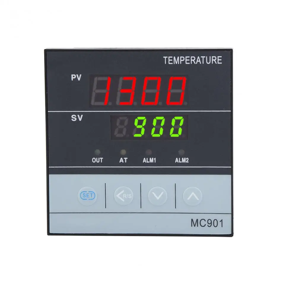 MC901 цифровой водонепроницаемый PID контроллер температуры K Тип PT100 датчик Входное реле SSR выход