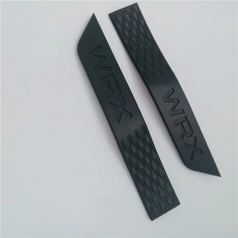 MATTE BLACK WRX 2 шт./компл. для Subaru WRX STI 3D автомобильный значок украшение кромки крыла наклейка наклейки на крылья стайлинга автомобиля - Название цвета: MATTE BLACK WRX