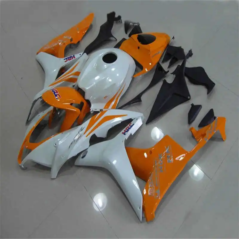 

F5 07 08 CBR 600RR 2007 2008 инъекция cbr600rr ABS оранжевые черные Обтекатели набор + подарки обтекатель мотоцикла для CBR600RR