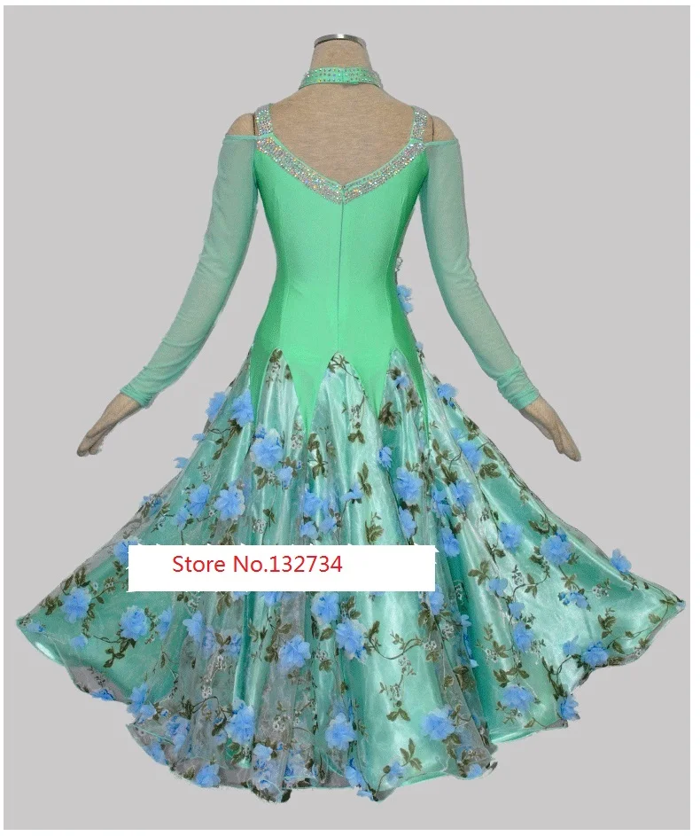 

Standard Ballroom Dresses Women Custom Made Waltz Tango Modern Dancing Costume Lady's Ballroom Competition Dance Dress