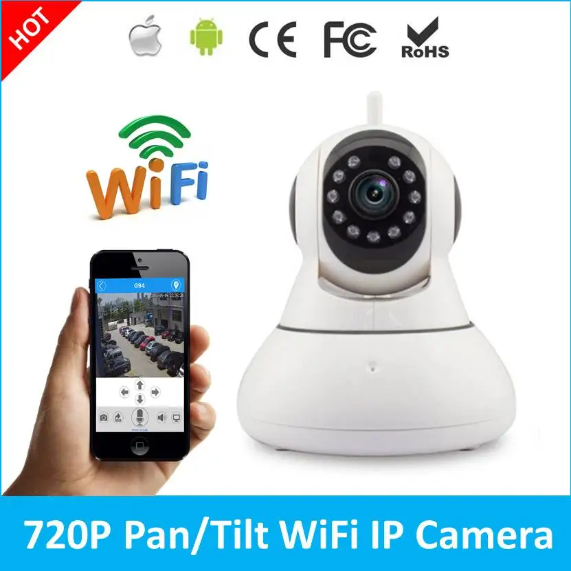 1.0mp Беспроводной CCTV IP Камера P2P сети Товары теле и видеонаблюдения Wi Fi Home Security