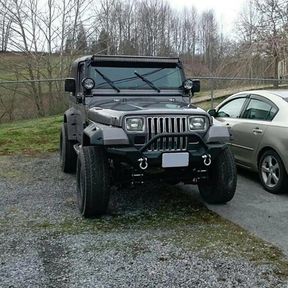 Верхний кронштейн для установки на крышу Jeep Wrangler YJ 87 95 дюймов прямой светодиодный