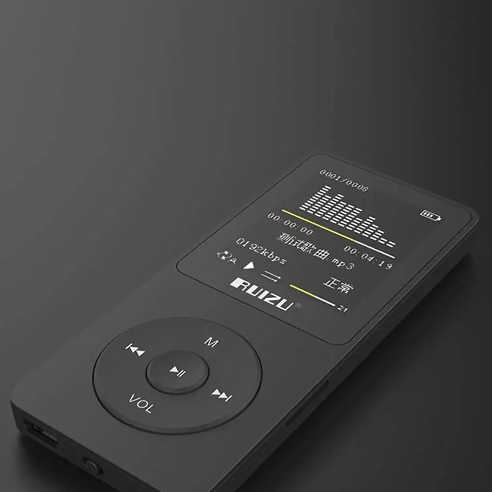 Mp3 плеер RUIZU 1 8 дюйма 4 Гб высокое качество звука мини музыкальный начального