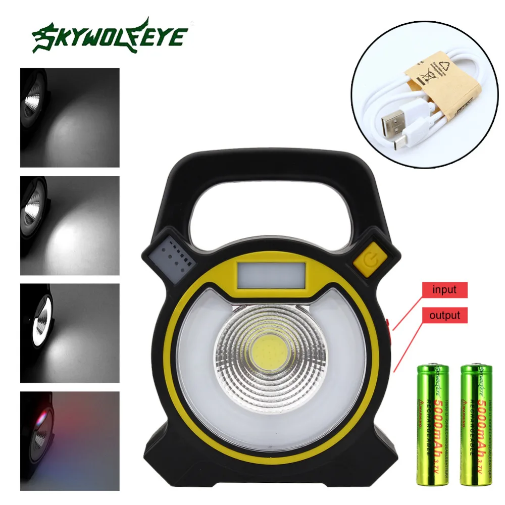 2000 лм 4 режима 20 x SMD LED USB перезаряжаемая портативная Палатка лампа LanternCamping фонари