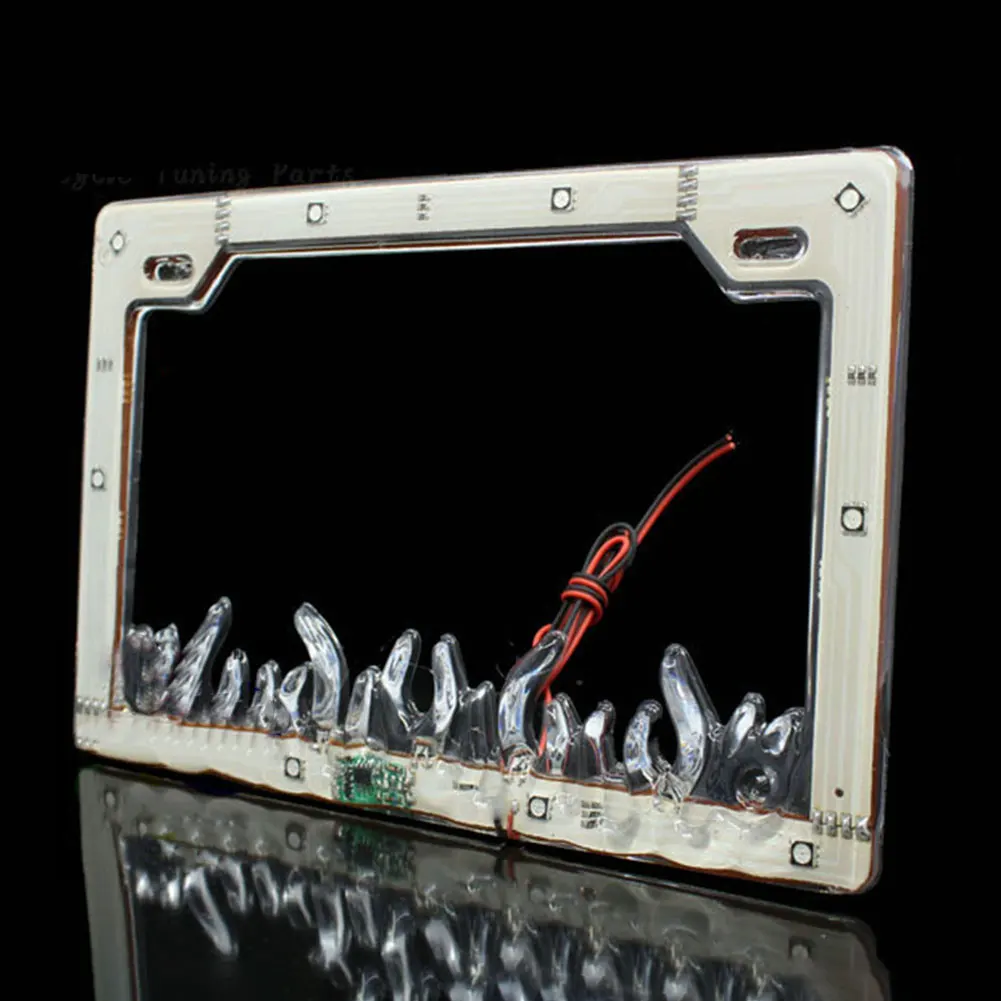 Высокая яркость мотоцикла Led универсальная вспышка номерного знака красочная