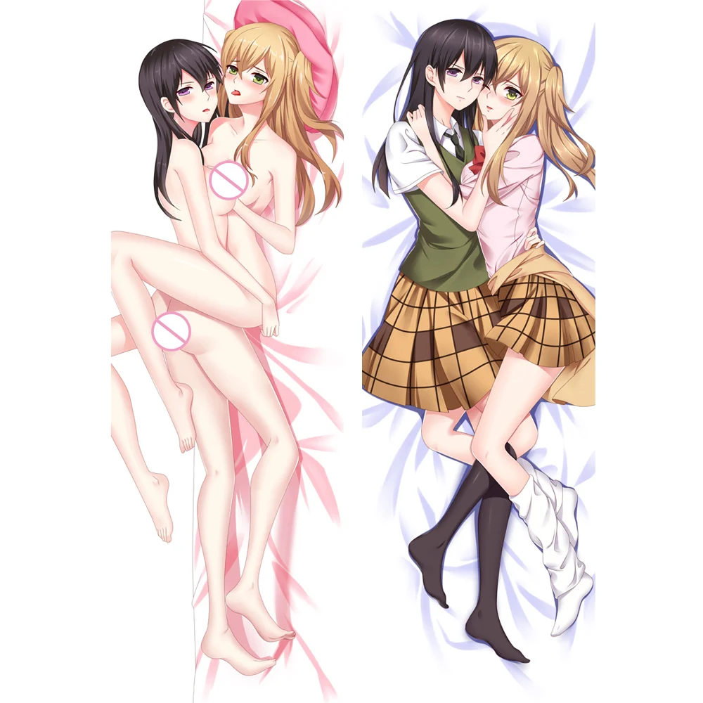 Аниме JK цитрусовые Aihara Yuzu Aihara Mei Dakimakura обнимающий чехол для подушки с героями мультфильмов девушки любят сексуальные 18R обнимают чехол для подушки LALA lesbies