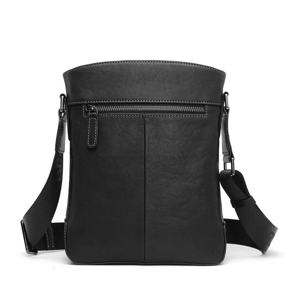 BISON DENIM роскошная мужская сумка из натуральной кожи мессенджер коровьей через
