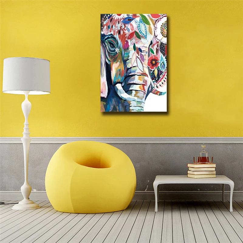 5D алмазная живопись со слоном картины с животными настенная полная картина