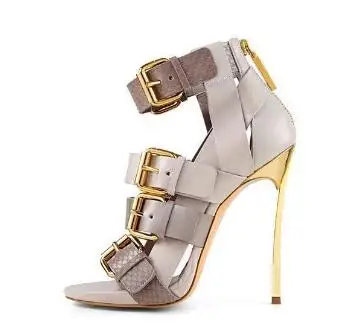 Новинка роскошные Брендовые женские сандалии серые веганские туфли с открытым