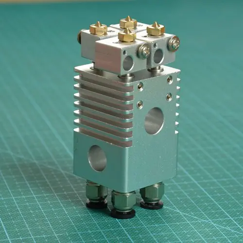 Ultimaker 3D принтер все металлические четыре цвета экструдер набор головки головка