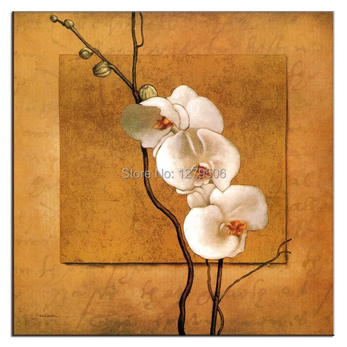 Горячая Распродажа Ручная работа Классическая цветок картина написанная