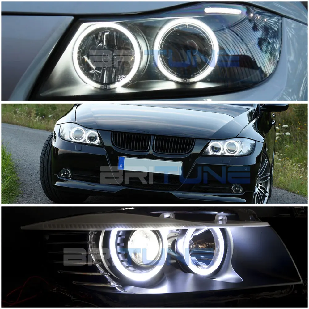 Тюнинг ангельские глазки для BMW E93 Кабриолет E92 купе аксессуары Галогенные