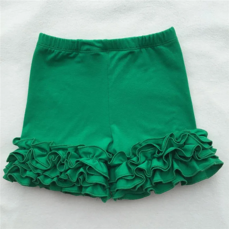 Хлопок рябить детские Шорты малышей для девочки дети Обледенение шорты
