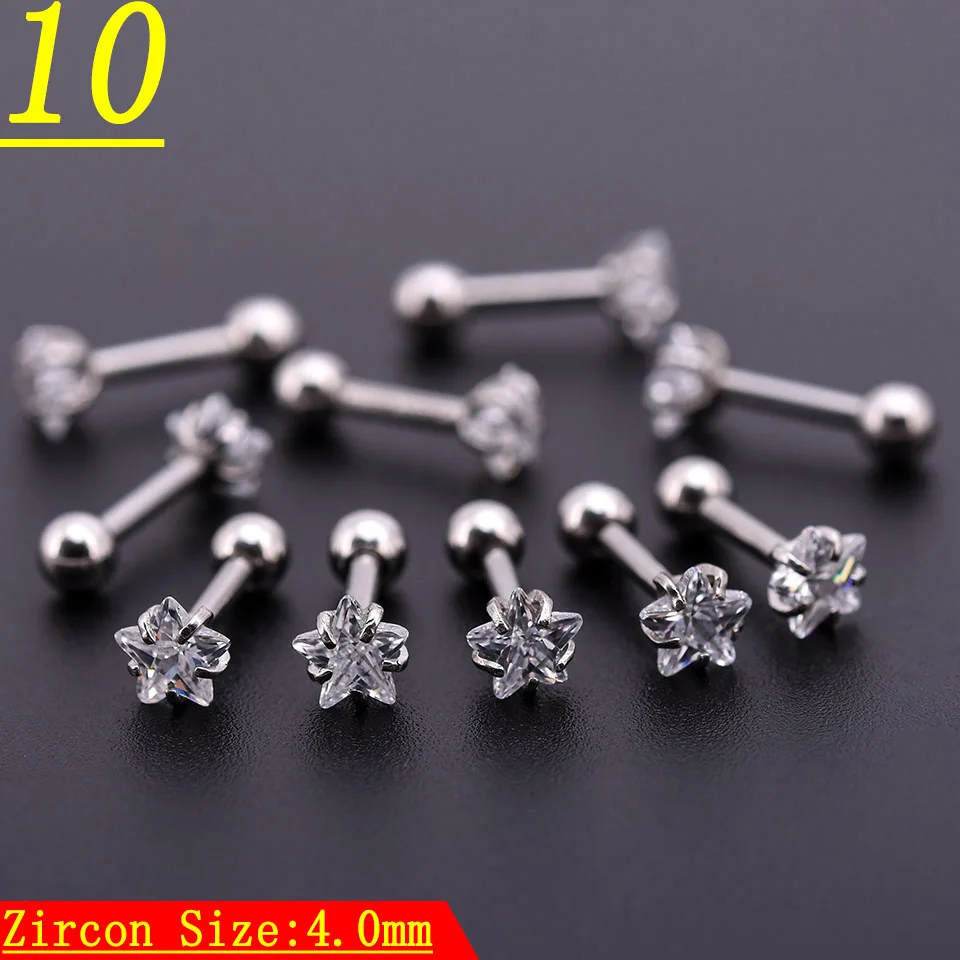 Кольцо штанга из нержавеющей стали для пирсинга ювелирное изделие прокола губ