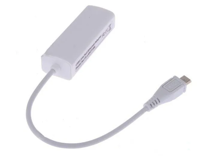 Белый микро Usb к RJ45 конвертер Ethernet сеть Lan адаптер карта для Win XP 7 8 Android планшета |