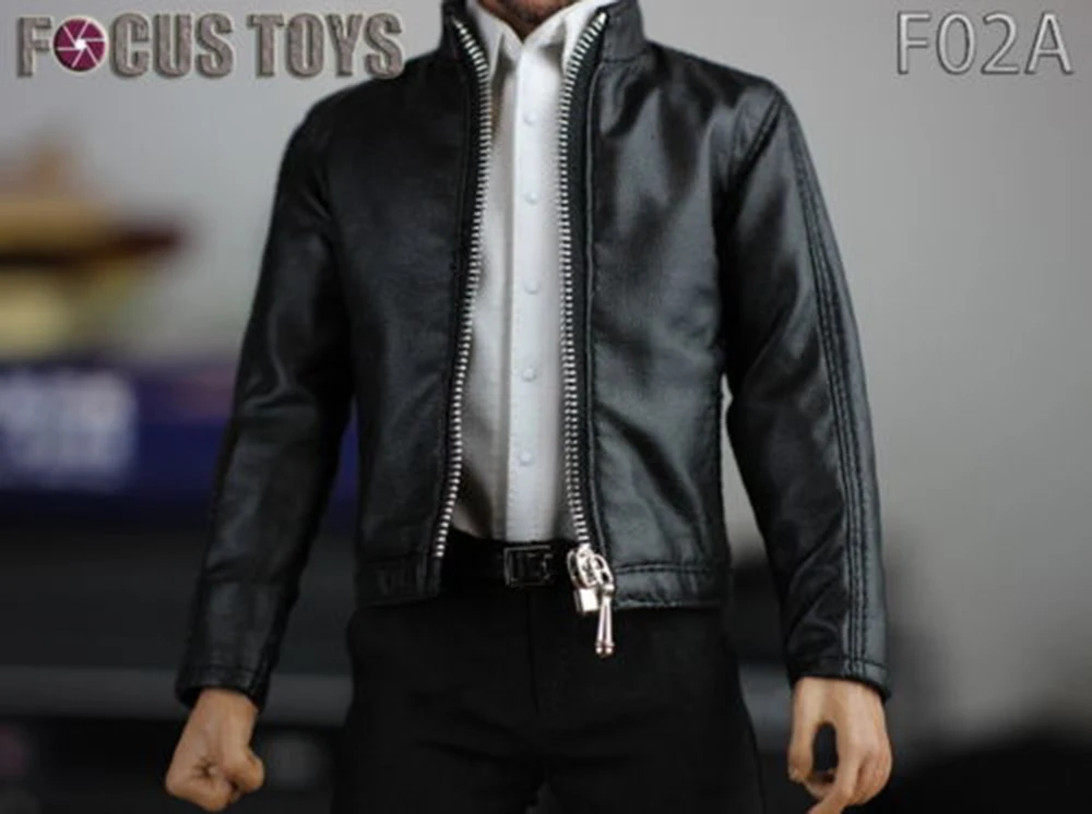 Action figure Clothing set 1/6 F02B F02A Male Motorcycle Jacket Clothing Suit For 12" Soldier Figure no head no body