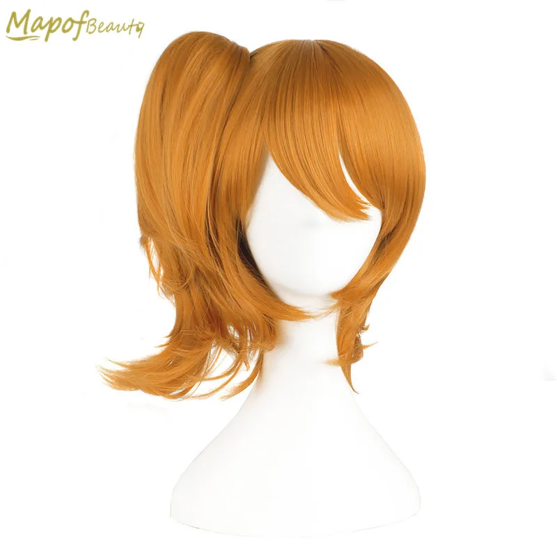 MapofBeauty LoveLive Role Kousaka Honoka оранжевые парики для косплея синтетические термостойкие