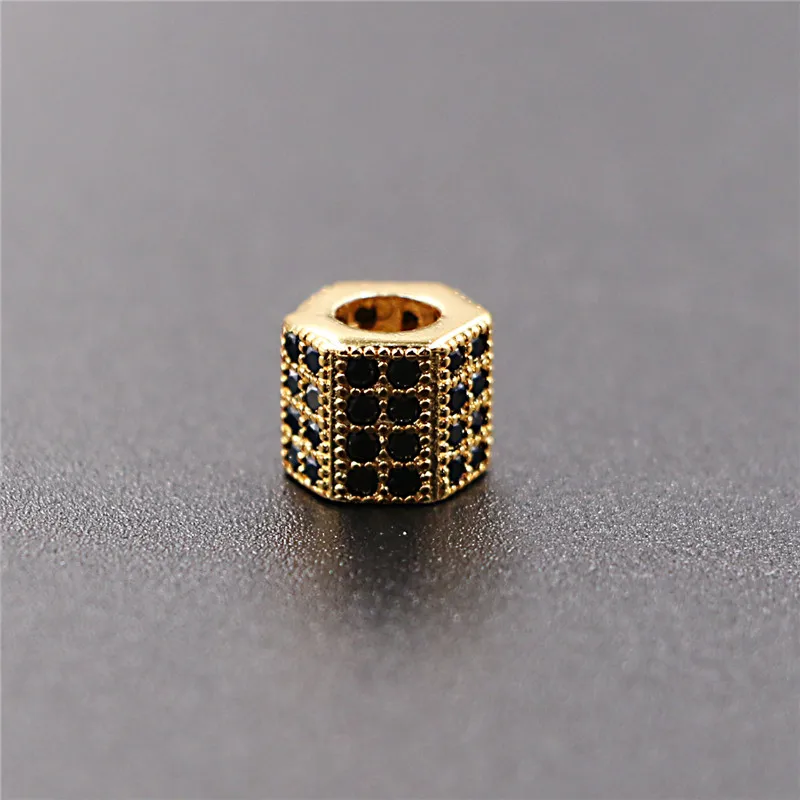 Kang hua тренд 2019 4 цвета ювелирное изделие микро проложить Циркон 2x4 шестиугольная