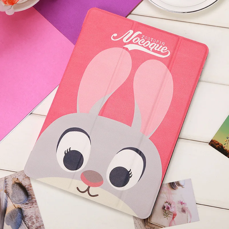 Zootopia мультяшный Мягкий силиконовый чехол из искусственной кожи для Ipad Mini 1 2 3