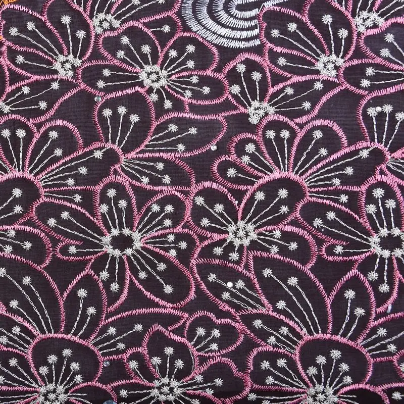 Африканская нигерийская кружевная ткань новейшая швейцарская вуаль кружево в